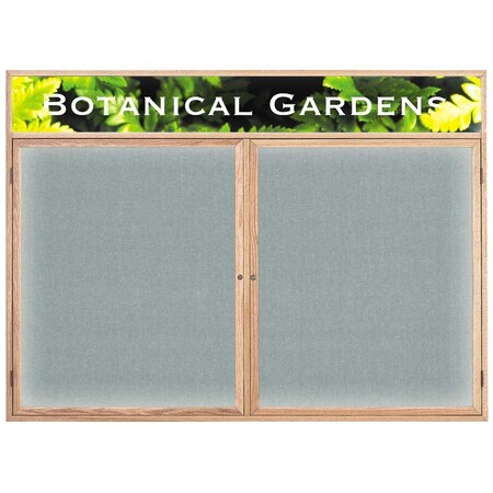United Visual Products Open Faced Traditional Rounded Corkboard UV641ARC-WHITE-CINNABA